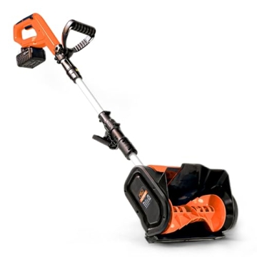 SuperHandy Cordless Snow Shovel - 20V Electric Snow Thrower with 25 ft Distance
