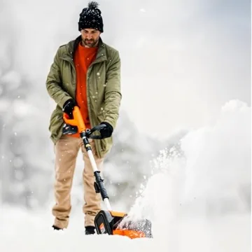 SuperHandy Cordless Snow Shovel - Lightweight 20V Electric Snow Removal