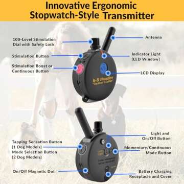 Educator K9 Tactical Handler, 3/4 Mile Range, Waterproof