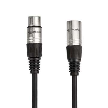 Amazon Basics 2-Pack 15-Foot XLR Microphone Cables