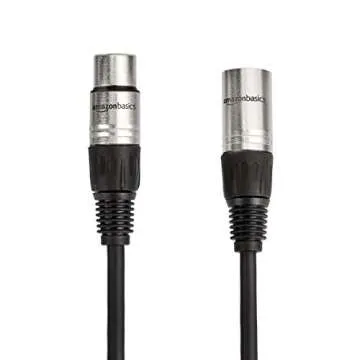 Amazon Basics 2-Pack 15-Foot XLR Microphone Cables