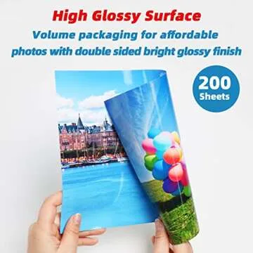 Uinkit Double Sided Glossy Photo Paper 200 Sheets