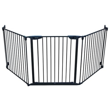 Cardinal Gates EX100 XpandaGate Expandable Baby Gate - Extra Wide Dog Gate - Adjustable Safety Gate ...