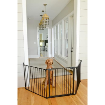Extra Wide Adjustable Baby Gate for Kids and Pets