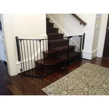 Extra Wide Adjustable Baby Gate for Kids and Pets