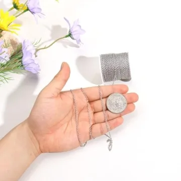 Stainless Steel Rolo Cable Chains for Jewelry Making