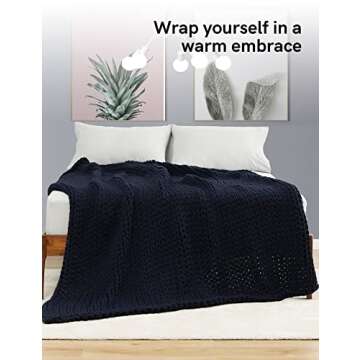 YnM Cotton Weighted Blanket - Cozy and Breathable Design