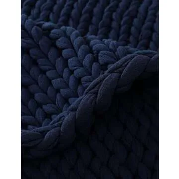 YnM Cotton Weighted Blanket - Cozy and Breathable Design