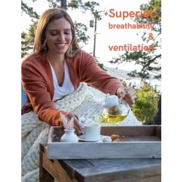 YnM Cotton Weighted Blanket - Cozy and Breathable Design