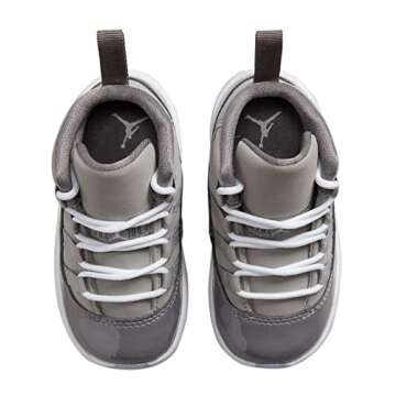 Nike Toddler's Jordan 11 Retro Cool Grey Medium Grey/Multi-Color-Multi (378040 005) - 8, Medium Grey/White-cool Grey, 8 Toddler