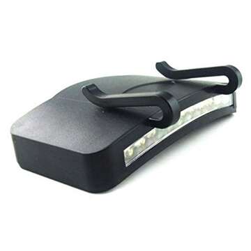 Gracefulvara LED Clip On Hat Cap Lamp Cap-Light Fishing Light Headlamp