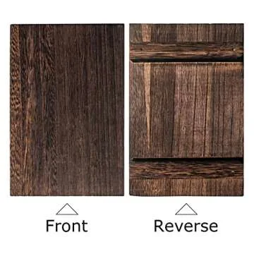 Wooden Soap Stand with String Beaded Decoration Wood Farmhouse Tray Plant Holder for Bottles Wood Riser Pedestal Stand Wood Tray for Kitchen Bathroom Sink Decorative (Vintage Black)