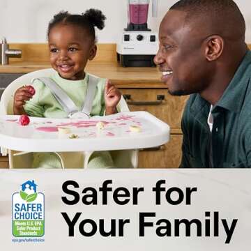 Seventh Generation All Purpose Cleaner, Degreasing Formula, Fresh Morning Meadow Scent, 23 oz (Pack of 4)