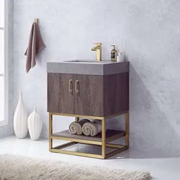 Stylish Vinnova Alistair Bathroom Vanity with Sink