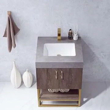 Stylish Vinnova Alistair Bathroom Vanity with Sink