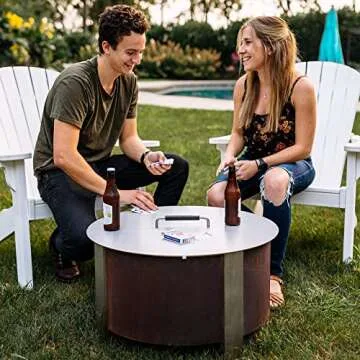 Durable Breeo X24 Fire Pit Lid for Outdoor Gatherings
