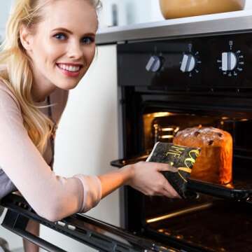 Geyoga 4 Pcs Marble Kitchen Towels - Elegant Microfiber Set for Kitchen Gifts