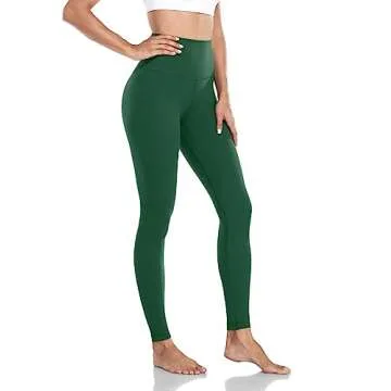 HeyNuts Workout Pro Full Length Yoga Leggings for Tall Women, Tummy Control Compression Athletic Yog...