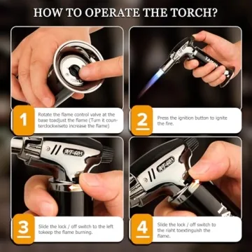 TAIGIN Cocktail Smoker Kit with Torch & 4 Wood Chips