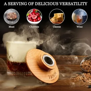 TAIGIN Cocktail Smoker Kit with Torch & 4 Wood Chips