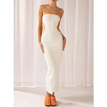 Women Sexy Strapless Maxi Tube Dress For Every Occasion