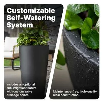 Step2 Tremont Tall Round Planters for Home & Garden