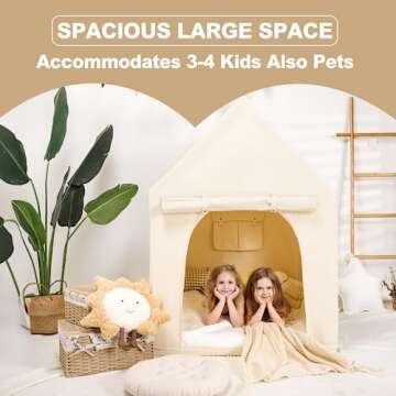 Durable Canvas Kids Play Tent for Imaginative Play