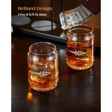 Christmas Gifts for Men Dad, Kollea Whiskey Decanter Set for Men - Gun Decanter, Detachable Magazine & 2 Bullet Shot Glasses, Liquor Dispenser for Bar, Cool Anniversary Birthday Military Present Ideas