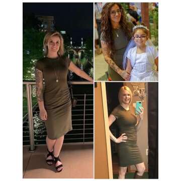 Shop Missufe Women's Ruched Casual Sundress - Stylish Comfort