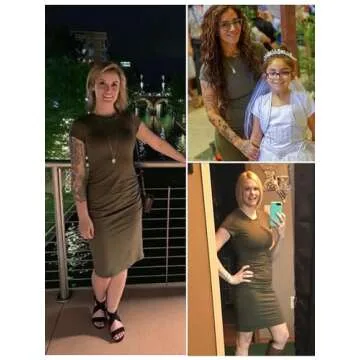 Shop Missufe Women's Ruched Casual Sundress - Stylish Comfort