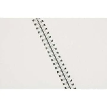 Miliko Transparent Hardcover A5 Size Dot Grid Wirebound/Spiral Notebook-2 Per Pack (Dot Grid), A5 8.27inX5.67in