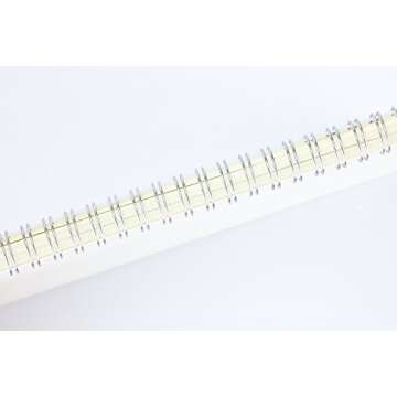 Miliko Transparent Hardcover A5 Size Dot Grid Wirebound/Spiral Notebook-2 Per Pack (Dot Grid), A5 8.27inX5.67in