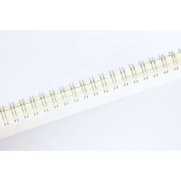 Miliko Transparent Hardcover A5 Size Dot Grid Wirebound/Spiral Notebook-2 Per Pack (Dot Grid), A5 8.27inX5.67in