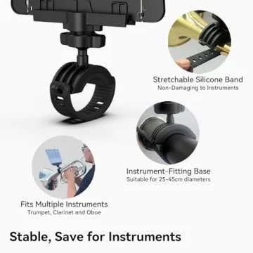 MusBoard Adjustable Marching Band Music Lyre