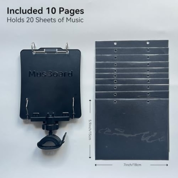 MusBoard Adjustable Marching Band Music Lyre