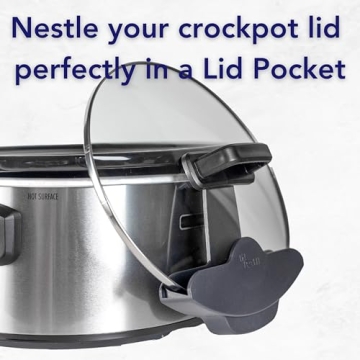 Lid Pocket Slow Cooker Lid Holder Fits Most Cookers