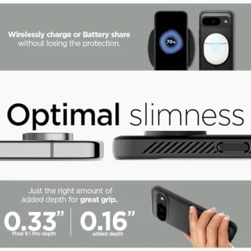 Spigen Rugged Armor Pixel 9/Pro Case - Military Protection