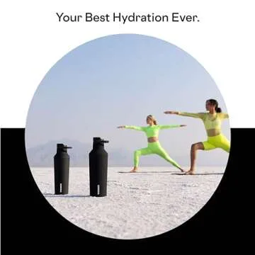 Corkcicle Sport Canteen Insulated Tumbler, Black, 32 oz – Reusable Water Bottle Keeps Beverages Cold for 25 Hours & Hot 12 Hours – Cupholder Friendly Tumbler with Screw-On Cap