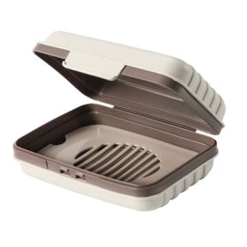 CJCY.DO Travel Soap Holder Soap Box Soap Container Case Portable Bar Soap Dishes with Drain for Trav...