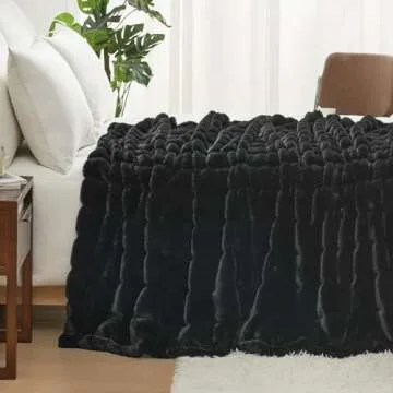 Cozy Bliss Faux Fur Throw Blanket for All Ages and Occasions