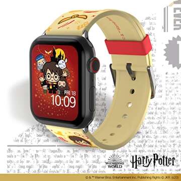 Harry Potter ñ Charms Smartwatch Band ñ Officially Licensed, Compatible with Every Size & Series o...