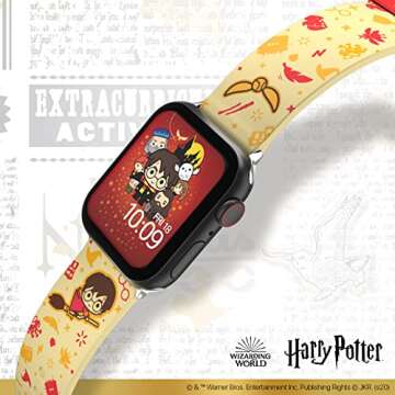 Harry Potter ñ Charms Smartwatch Band ñ Officially Licensed, Compatible with Every Size & Series of Apple Watch (watch not included)