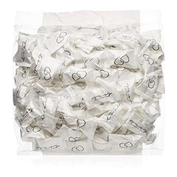 Candy Envy - Celebrate Love Buttermints - 13 oz. Bag - Approximately 100 Individually Wrapped Mints - Wedding, Anniversary, Love Candy