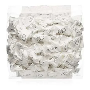 Candy Envy - Celebrate Love Buttermints - 13 oz. Bag - Approximately 100 Individually Wrapped Mints - Wedding, Anniversary, Love Candy