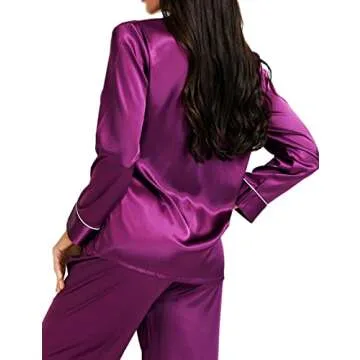 Luxury SIHA Satin Pajamas Set for Women - Comfortable Sleepwear