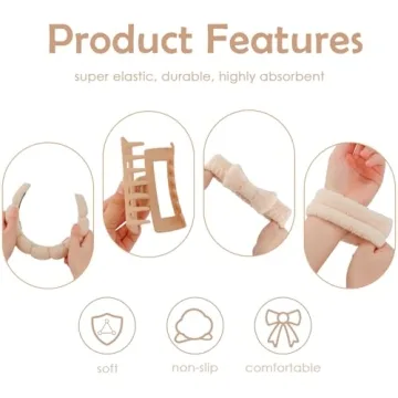 Canitor Spa Headband Set for Skincare & Face Washing