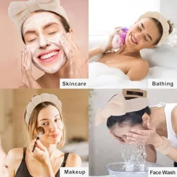 Canitor Spa Headband Set for Skincare & Face Washing