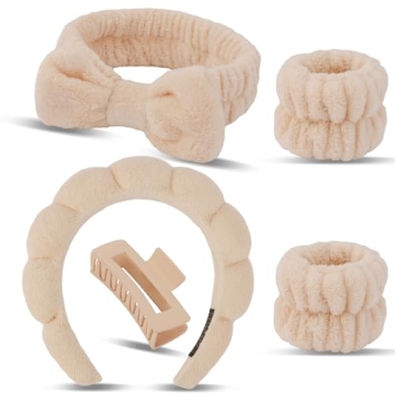 Canitor Spa Headband Set for Skincare & Face Washing