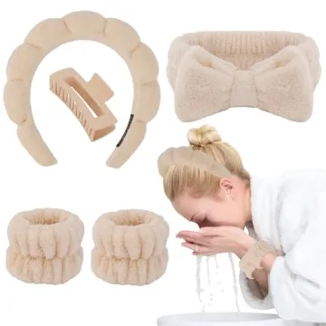 Canitor Spa Headband Set for Skincare & Face Washing