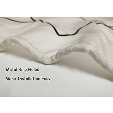 YoKii Boho Moroccan Shower Curtain - Spa Elegance